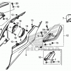 VFR800F Задний обтекатель