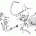 CBR1000RA Рычаги,тросы и рулевые переключатели