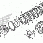 CTX700N Сцепление