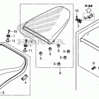 VFR800F Сидение