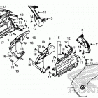 GL1800C Radiator cowl