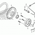 CMX250X Муфта стартера