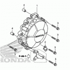 CBR600RA Крышка генератора