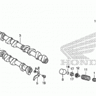 CBR1000RA Распределительный вал и клапана
