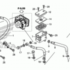 CB500XA Rear brake master        cylinder (abs)