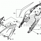 CB500F Сидение и обтекатели сиденья