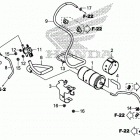 CTX700ND Адсорбер, системы улавливания паров топлива