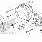 VT1300CTA Крышка картера правая