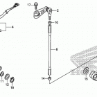 CBR600RA Brake pedal@change pedal