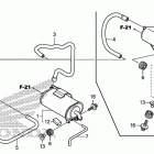 CBR1000RA Адсорбер, системы улавливания паров топлива