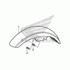 CMX250X Переднее крыло
