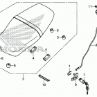 GROM125 (MSX125E) Сидение