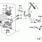 CB500FA Передний тормозной цилиндр (ABS)