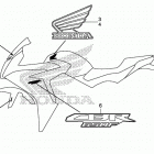 CBR650FA Наклейки