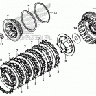 CBR500R Сцепление