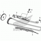 CTX700ND Цепь ГРМ и натяжитель