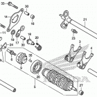 NC700XD Gearshift drum (2)
