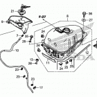 CTX700 Топливный бак