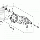 CBR650FA Задний амортизатор