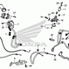 CBR650FA Рычаги,тросы и рулевые переключатели