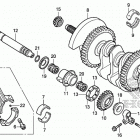 CB1000R Коленчатый вал и поршни