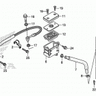 CB500X Rear brake master        cylinder (std)