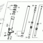VFR800F Передняя вилка