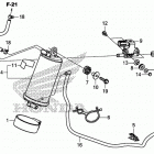 CB500F Адсорбер, системы улавливания паров топлива