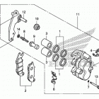CRF250L Передний суппорт