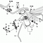 CBR650FA Адсорбер, системы улавливания паров топлива