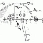 CBR600RA Подножка
