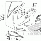 CBR1000RA Верхний обтекатель