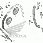 CBR1000RA Цепь ГРМ и натяжитель