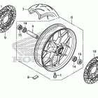 CBR600RA Переднее колесо