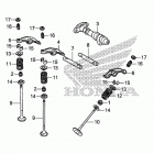 VT750CS Camshaft valve (rr.)