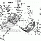 VT1300CTA Крышка головки цилиндров,передняя
