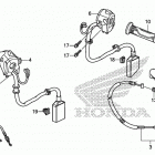 CB500F Рычаги,тросы и рулевые переключатели