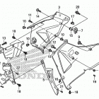 CBR600RA Middle cowl@lower cowl   (r.)