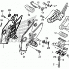 CB500F Подножки