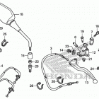 NC700X Рычаги , рулевые переключатели и тросы