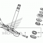 CB500F Траверса нижняя