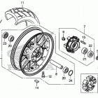 CB500X Заднее колесо