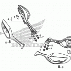 CBR1000RA Зеркало заднего вида