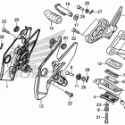 CBR500R Подножки
