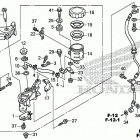 CBR1000S Передний тормозной цилиндр