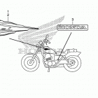 CMX250X Наклейки