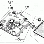 CB500X Крышка головки цилиндров