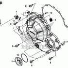CB500F Крышка картера правая
