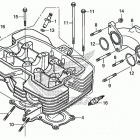 CMX250X Головка цилиндра