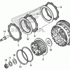 CBR600RA Сцепление